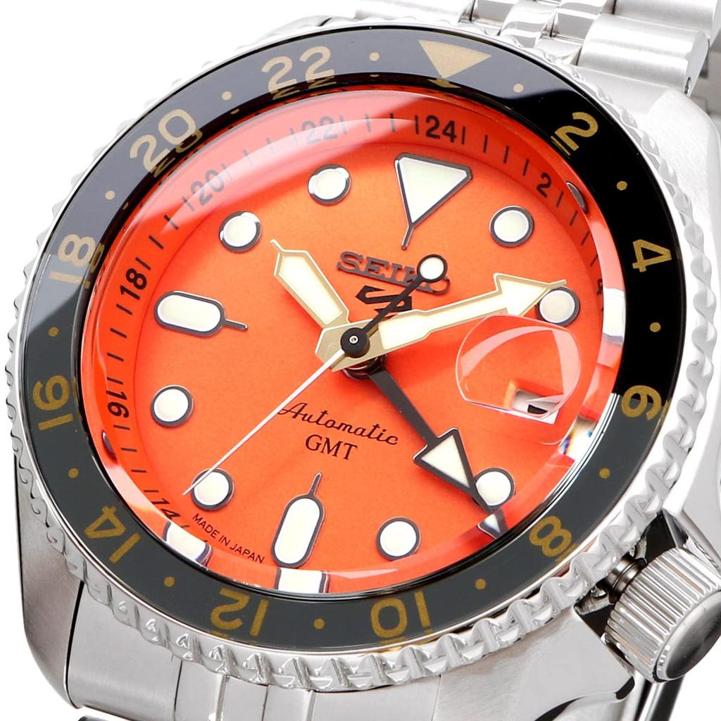 SEIKO 5 SPORTS SKX Sports Style GMT Model Automatic Mechanical Limited Made in Overseas Model Watch, Edition, Men's, Japan, Orange, SSK005,