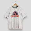 Camiseta Gris Vintage New York Knicks NBA de los años 90 Talla Extra Grande New York Knicks Baloncesto Señal Camiseta Deportiva Logo Estampado NY Knicks Cuello Redondo Camiseta XL