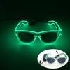 Hot Sale Luminous Neon Glasses With Lights LED Eyeglasses Bar Rave Parties Props Glowing Glasses Festival Club Supplies