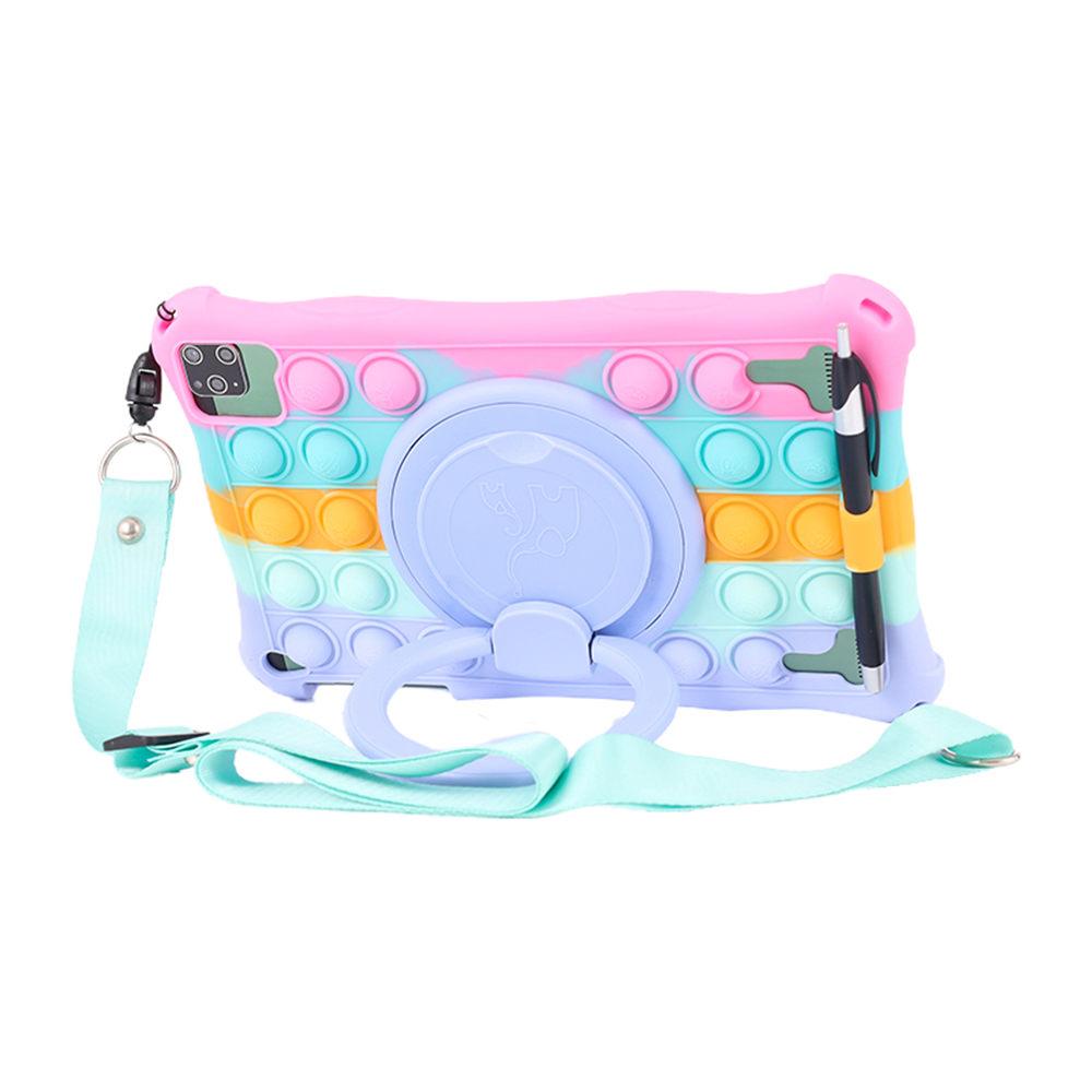 

Rotating Funda 10.1 Universal Silicone Tablet Case 10 10.1 inch Android Tablet PC Shockproof Stand Cover 25*16CM/9.84*6.3inch