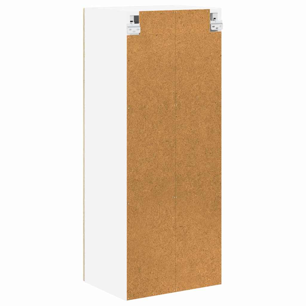 Wall Mounted Glass Cabinet LUCCA Sonoma Oak 40 X 31 X 100 Cm