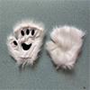 Cats Costumes Cosplay Half Face Cats Mask Cats Paws Gloves Cats Tail Set Halloween Animal Fancy Costume Accessories Kit