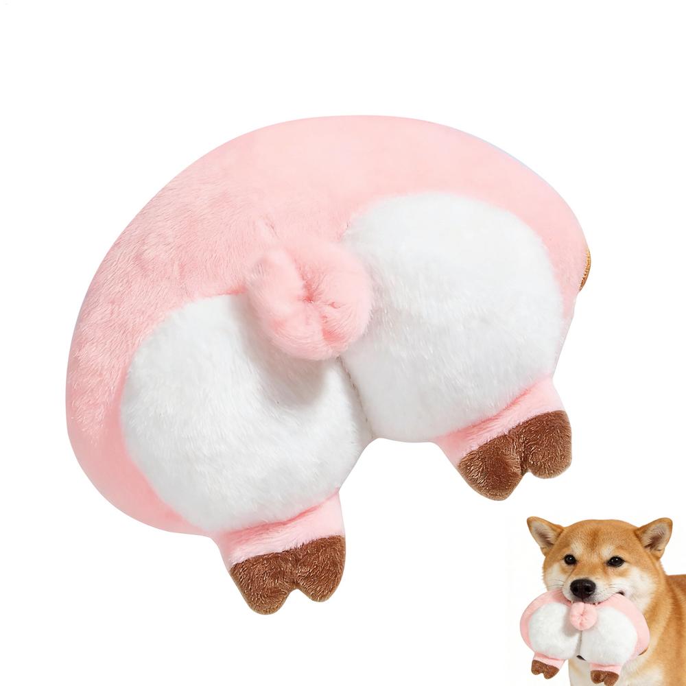 

Squeaky Toys For Dogs Cute Farting Sound Doll Butt Design Puppy Chewing For Aggressive Chewers Small Medium Large Breed Puppy