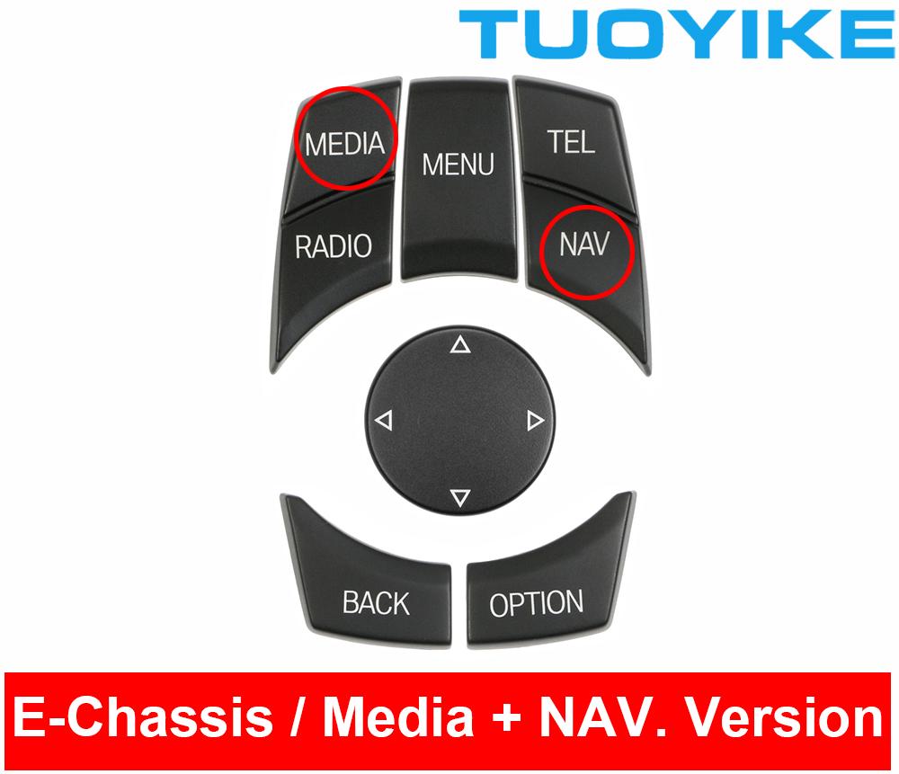 AAAQT1 Car Interior Console CIC i-Drive Multimedia Control Button For BMW 1 3 5-Series X1 E84 X5 X6 E70 E71 E81 E82 E90 E91 E92 E60 E61