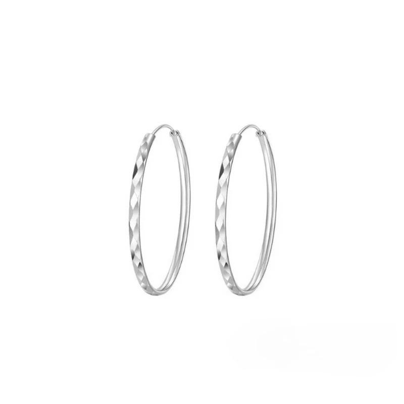 Women's Round Earring, New Collection  Big Hoop Earrings Fashion Women Zircon