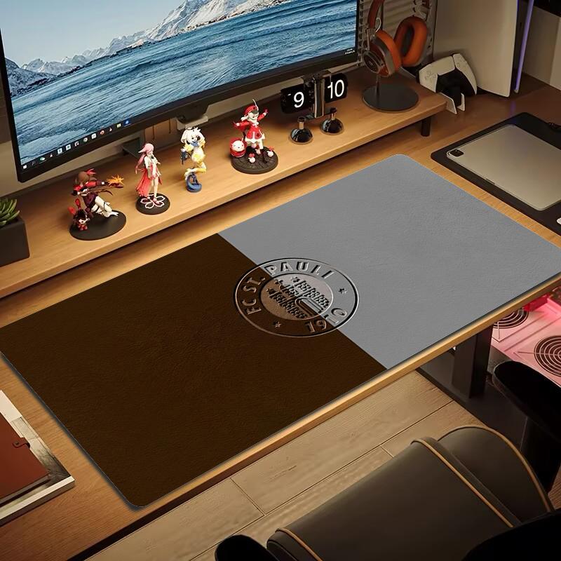 S t. Pauli FC Alfombrilla de Ratón Grande Cojín de Mesa para Gaming Antideslizante Portátil Tableta Alfombrilla de Ratón Grande XXL Alfombrilla Mini PC Playmat Con borde de bloqueo_xia
