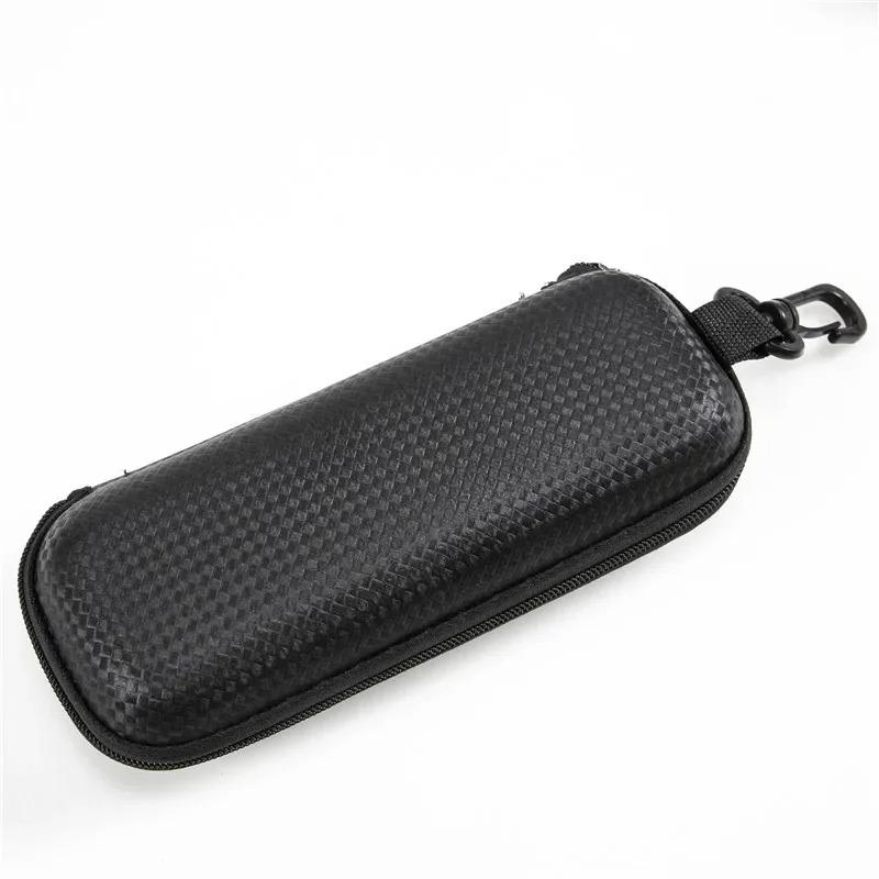 

Portable EVA Eyewear Cases Cover Sunglasses Hard Case For Women Men Glasses Box With Lanyard Zipper Eyeglass Cases Protector чёрный