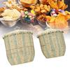 2 Pack Rattan Laundry Basket Vintage Woven Toy Basket for Clothes Organization with Lid Green Large Small Size