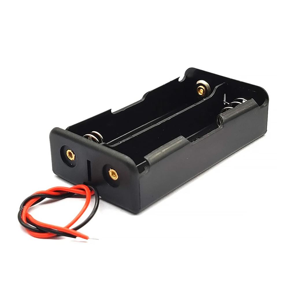 Basket 2 X 18650 Connected In Series + Wires