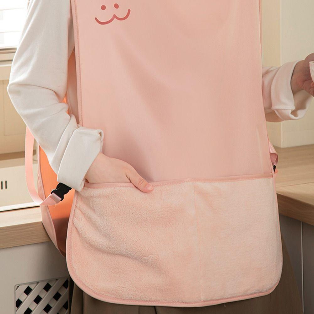 Vest Style Sleeveless Apron Waterproof Coffee House Uniform  Cleaning Accessories