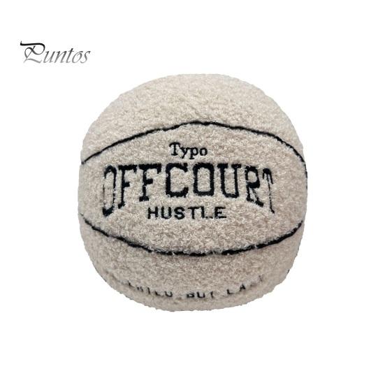 

Пушистая Баскетбольная плюшевая игрушка, мягкое украшение, супер мягкая износостойкая вышитая баскетбольная подушка, детская игрушка белый