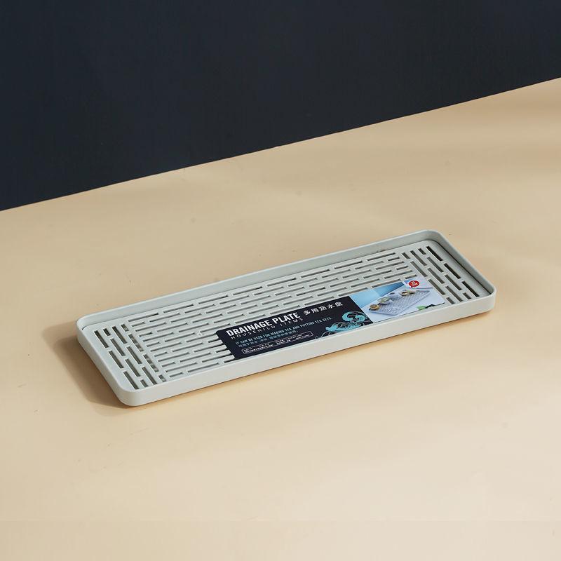 

Утолщенный пластиковый поддон для слива воды, двухъярусная тарелка для фруктов, поднос для чая на открытом воздухе, кухонная посуда, поддон для слива воды, пластиковый поддон