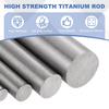 uxcell Titanium Round inch 8 inch GR2 Metal TA2 Titanium Round for Model DIY Crafts Bar, 0.55 (14mm) Diameter, Length, Bar, Airplanes, Cars, Boats,