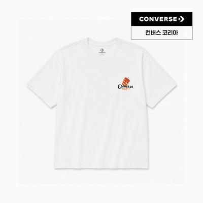 Converse TTeokbokki STreeT Food CiTy T shirT whiTe Uck170 001