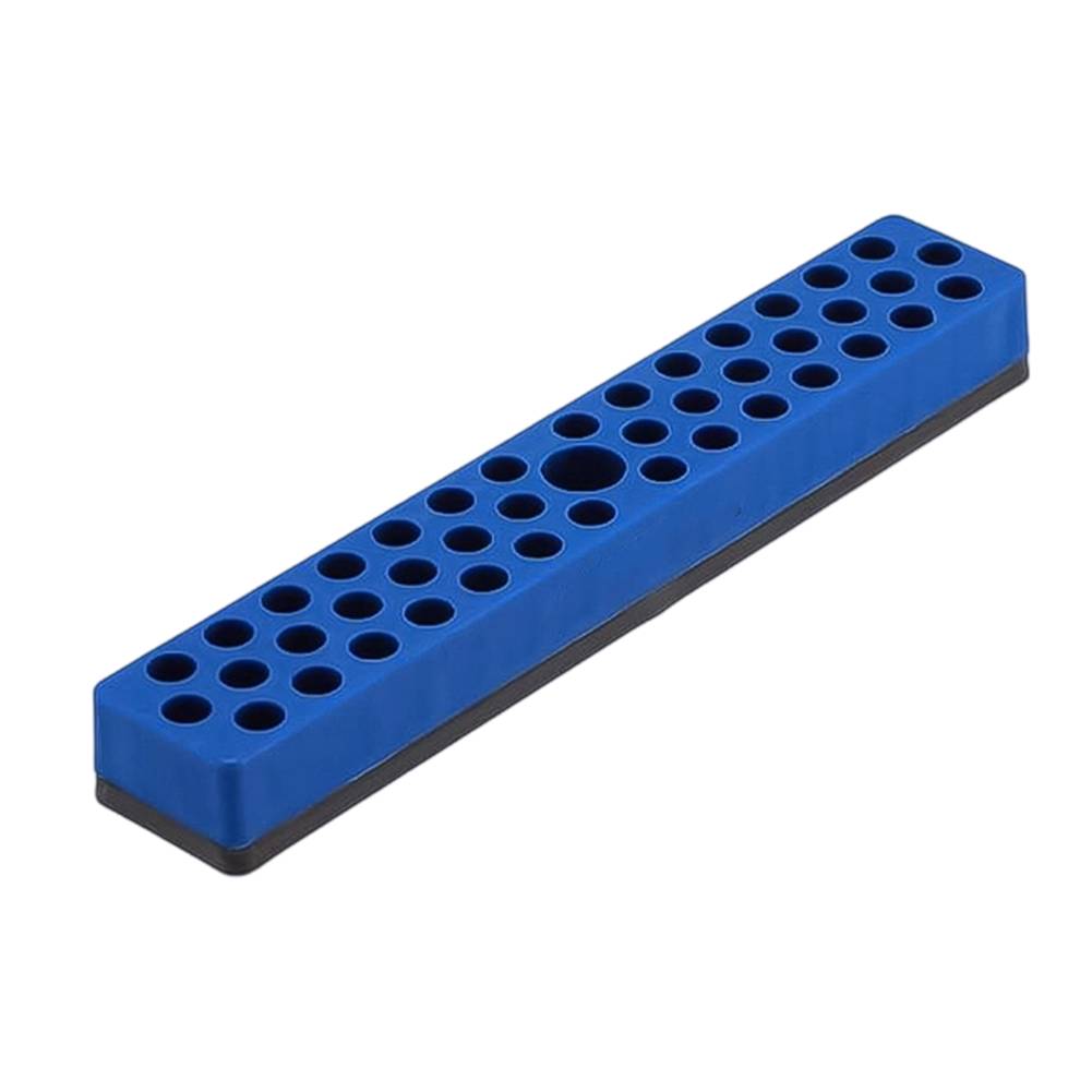 43 Hole Magnetic Hex Bit Holder For 1/4 Inch Screwdriver Bits Providing Sturdy Storage Solution For Bit Organization