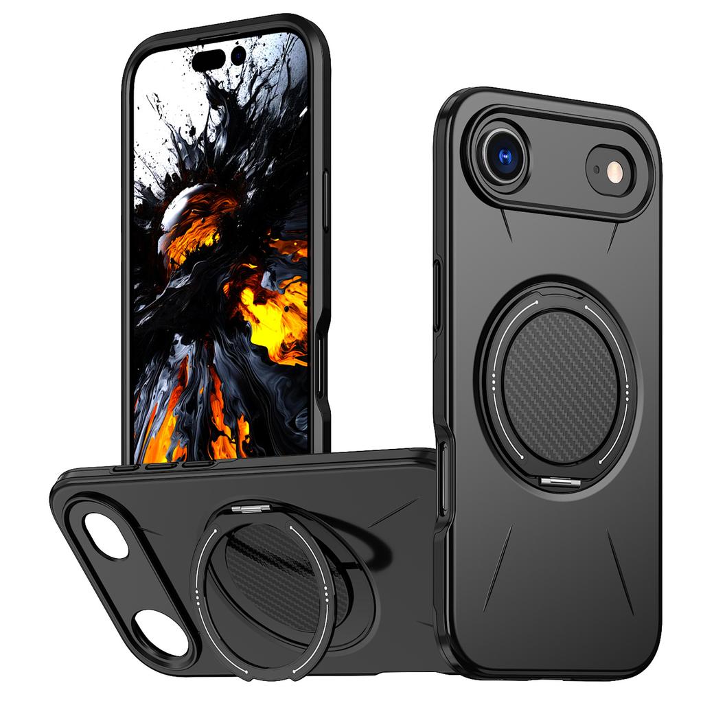 New for IPhone17Air Magnetic Phone Case Rotation Damping Invisible Bracket for Apple 17Pro Protective Case