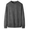 SEPTWOLVES Sweatshirts Men's Black Gray Color Crew Neck Moderate 1D1F50603917