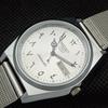 ODNOWIONY zabytkowy zegarek SEIKO 5 AUTO 6349A JAPOŃSKI męski arabski srebrny a298954-2 Seikoa298954