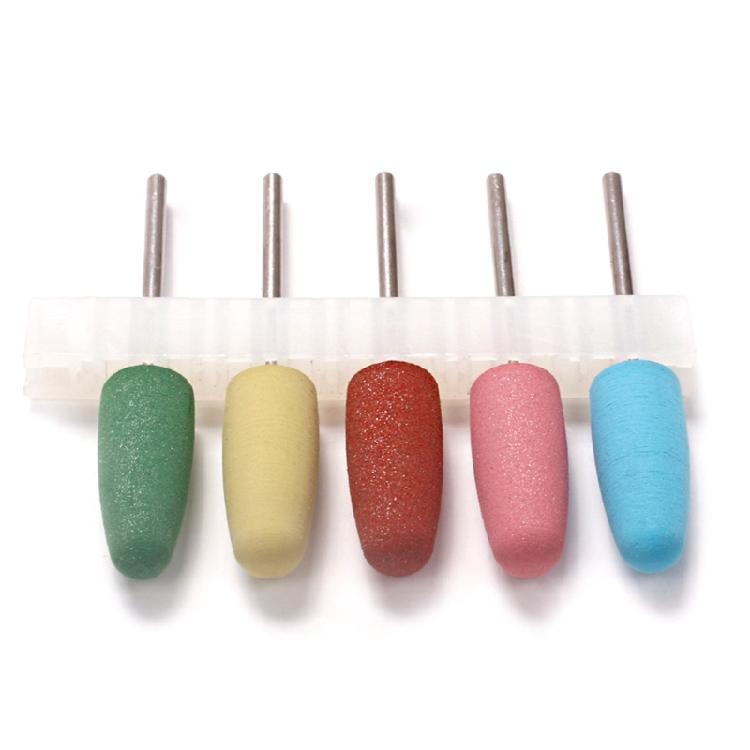 5pcs Nail Grooming Silicone Tips Nail Drill Bit Provide Comprehensive Care For Professional And Personal Manicures