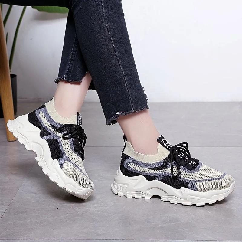 2025 Spring/Summer Women's Trendy Dad Shoes - Casual & Sporty for Students