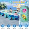 SIGESHUO Large Home No Inflation Large Large Foldable Giant Large Kids Extra Large Easy To Water Home Home Heatwave Protection Pool, Pool, Required,