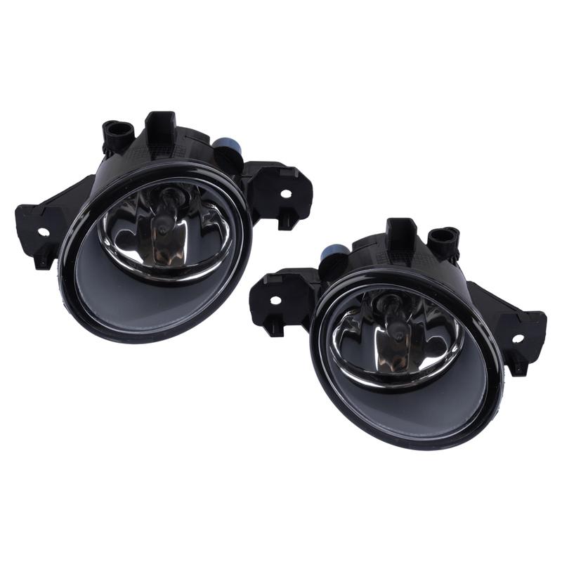 1 Pair Front Left Right Fog Light Lamp DRL with H11 Halogen Bulb 12V 3400K 55W Fit for Nissan Altima Teana 2013 2014 2015-2018