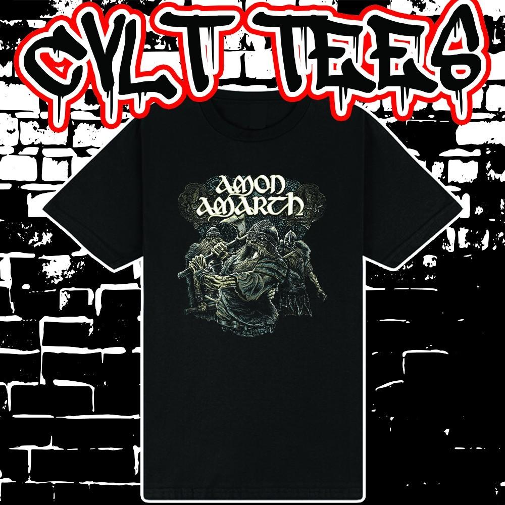 

Amon Amarth style Tee ~ 100% Cotton Unisex T-Shirt L