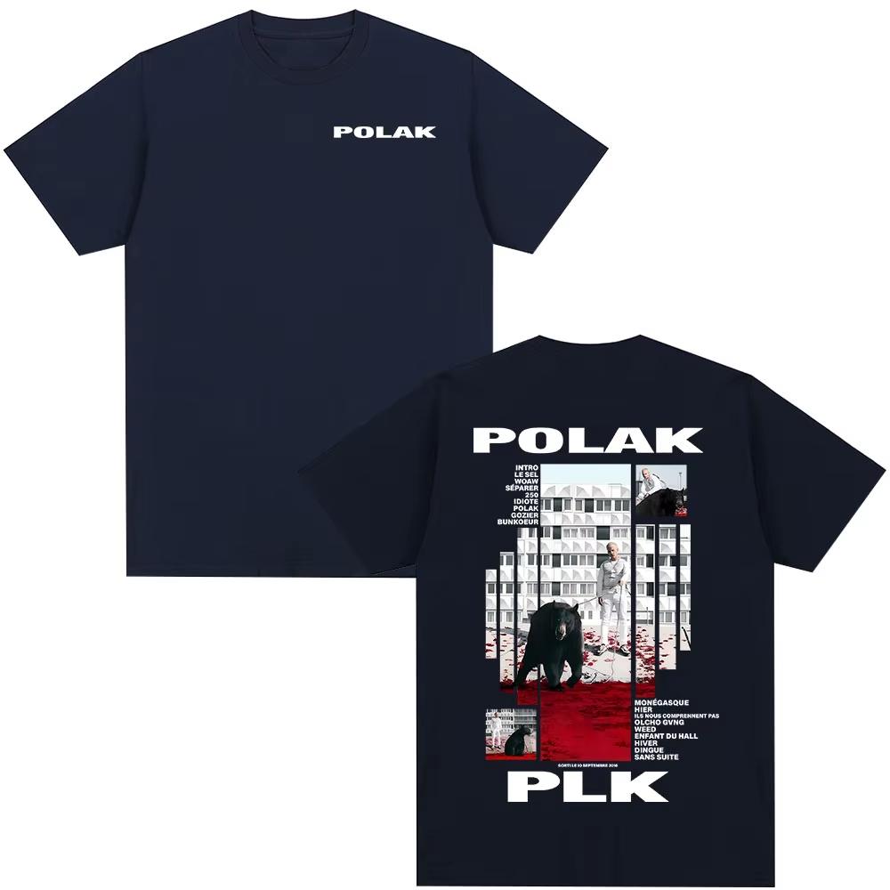 

Rapper Plk Polak Graphic Tshirt Men Women Fashion Pop Music Tshirts Male Casual Cotton T Shirts Vintage Hip Hop Streetwear S