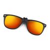 Polarized Sunglasses Myopia Clip Tr90 Ultra-Light True Colorful Film Mi Ding Night Vision Color-Changing Retro Can Be Turned Up