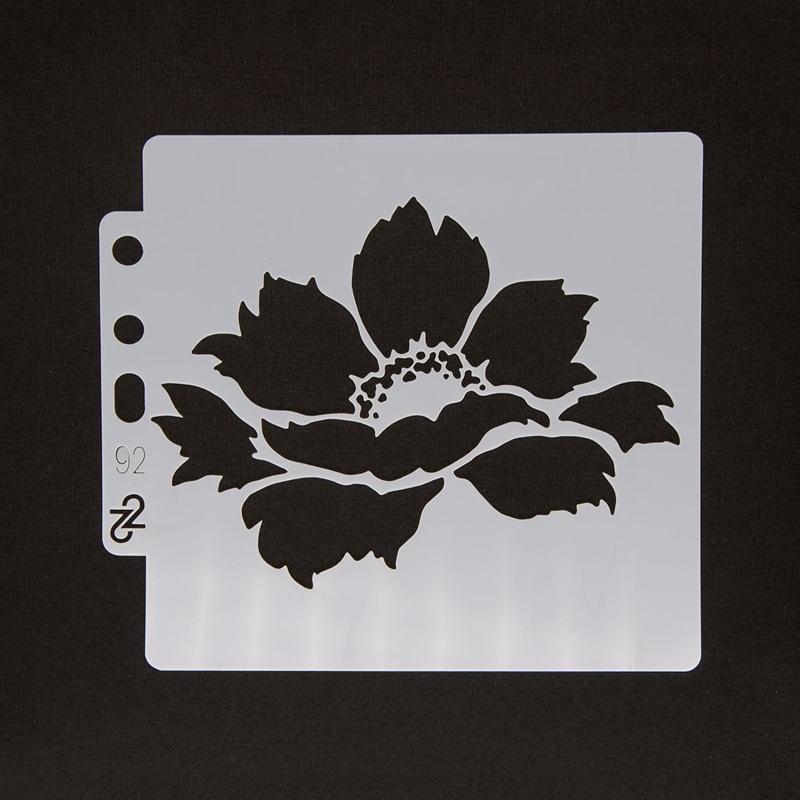 Große Blumen Schablone Vorlage Wiederverwendbare Kunststoff Mal Schablone für