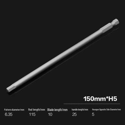 JunDingYing Extended Magnetic Hex Screwdriver Bit