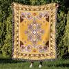 Tribal Leinen Decken Karierte Gestrickte Outdoor Teppiche Camping Picknick Decke Boho Dekorative Bettdecken Sofamatten Reise Teppich Quaste