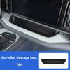 For BYD Leopard 5 Car Central Control Storage Box Door Organizer Refrigerator Divider Silicone Pad Car Interior Accessories