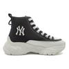 MLB Chunky High Top Canvas Sneakers Unisex Sneakers Black 3ASHUL12N-50BKS
