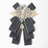 Retro Gentleman's Bow Tie Elegant Men's Suit Accessory Fashion Rhinestone Collar Flower  Man