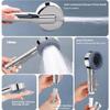 One-Key Stop Water Shower Head 4 Modes Massage Shower Head  Bathroom Accessories