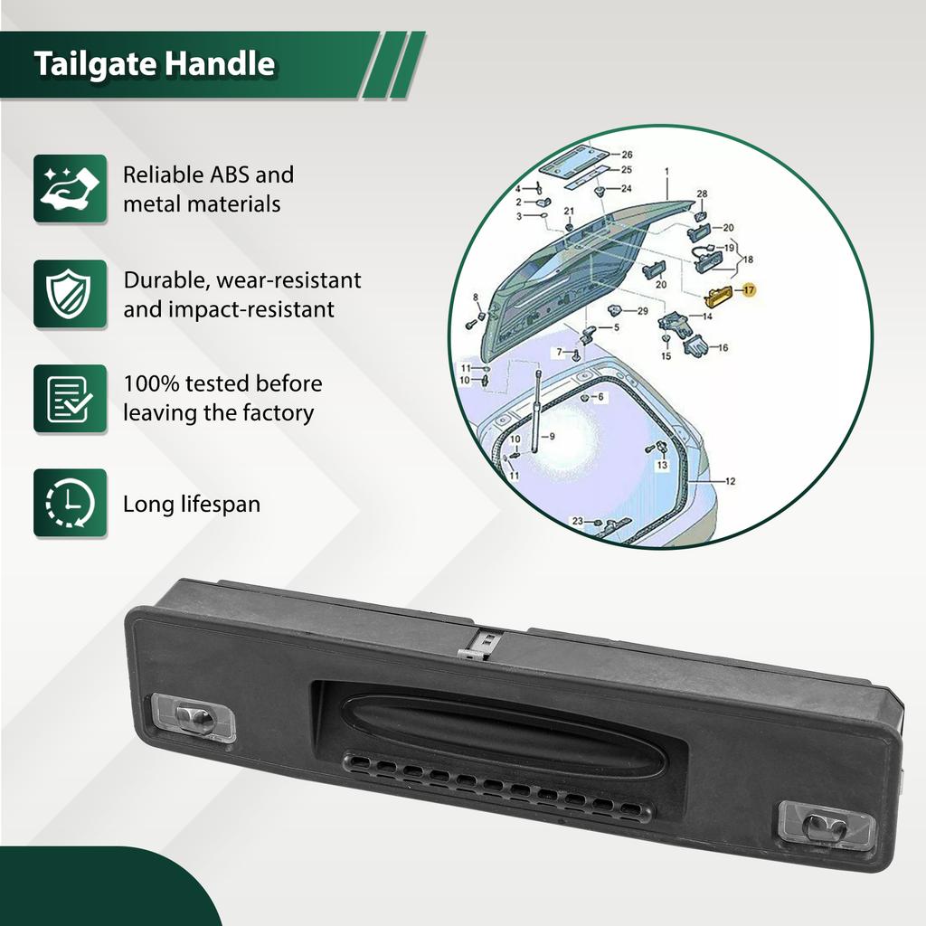 For Ford Fiesta VII Focus ST 2012-2018 Car Boot Tailgate Handle Trunk Handle Switch Automotive Parts F1EB-19B514-AE F1EB19B514AE