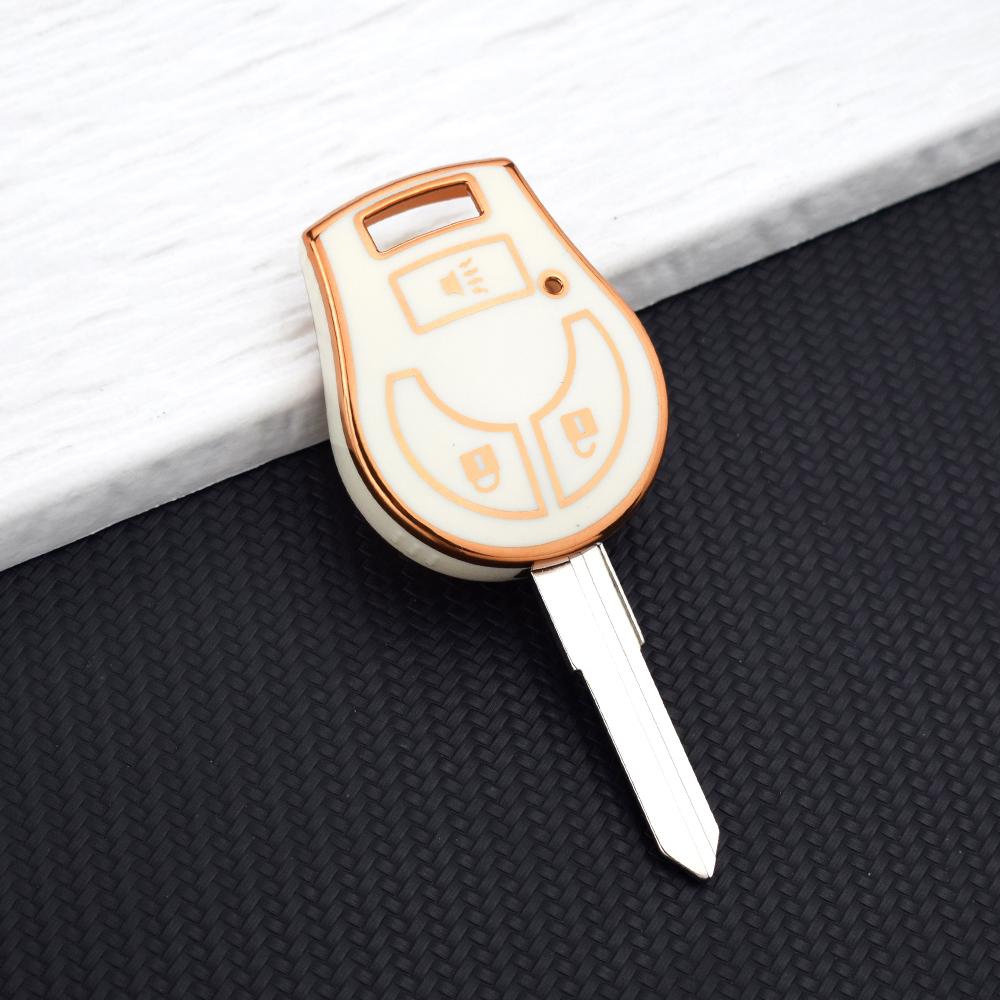 Car Key Case For Nissan Sylphy Cube Juke Rogue Micra Qashqai Altima Maxima Sentra Versa Transmiter 2/3 Buttons Cover Key Chain