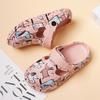 Summer New Men's and Women's Slippers Bag Head Non-slip Cute and Durable Cartoon Home Outdoor Graffiti Beach Hole Shoes