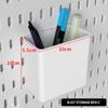Neat Plastic Pegboard  Desk Organizer with Multiple Accessories for Home Office, Craft Room and Garage Display