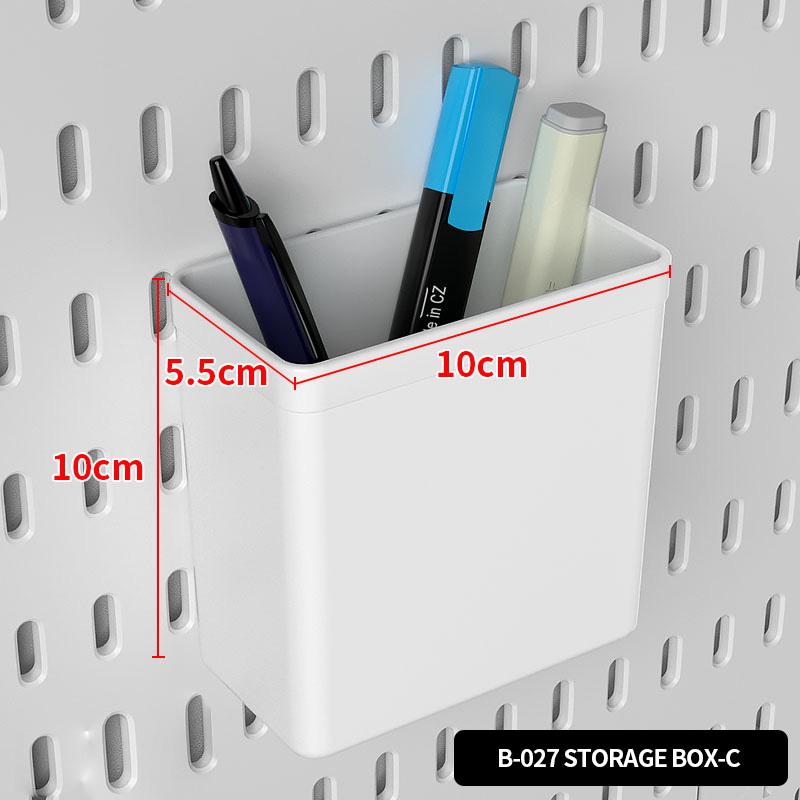 Neat Plastic Pegboard  Desk Organizer with Multiple Accessories for Home Office, Craft Room and Garage Display