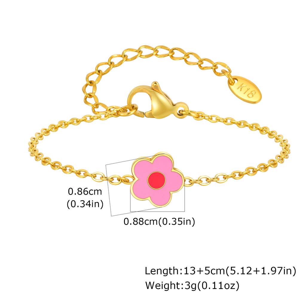 Vnox Minimalist Chain Anklets For Baby Girls,Stainless Steel Chain Cute Crown Bow Heart Accessories,Foot Jewelry For Daughter
