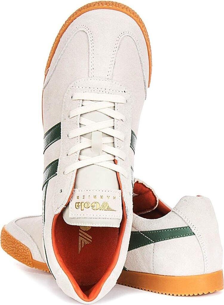 Кроссовки Gola Harrier Suede Sneaker бежевый зеленый оранжевый