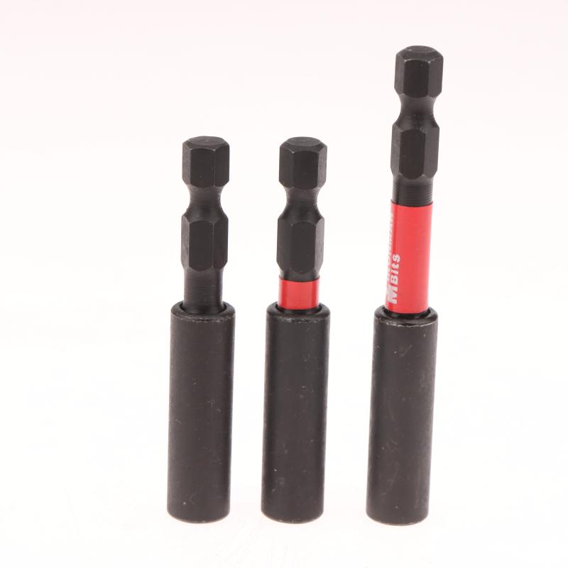 Nárazový magnetický držák prodlužovacího bitu Černý 60 mm/1/4" Šestihran Odolný proti rzi Odolné Příslušenství nářadí