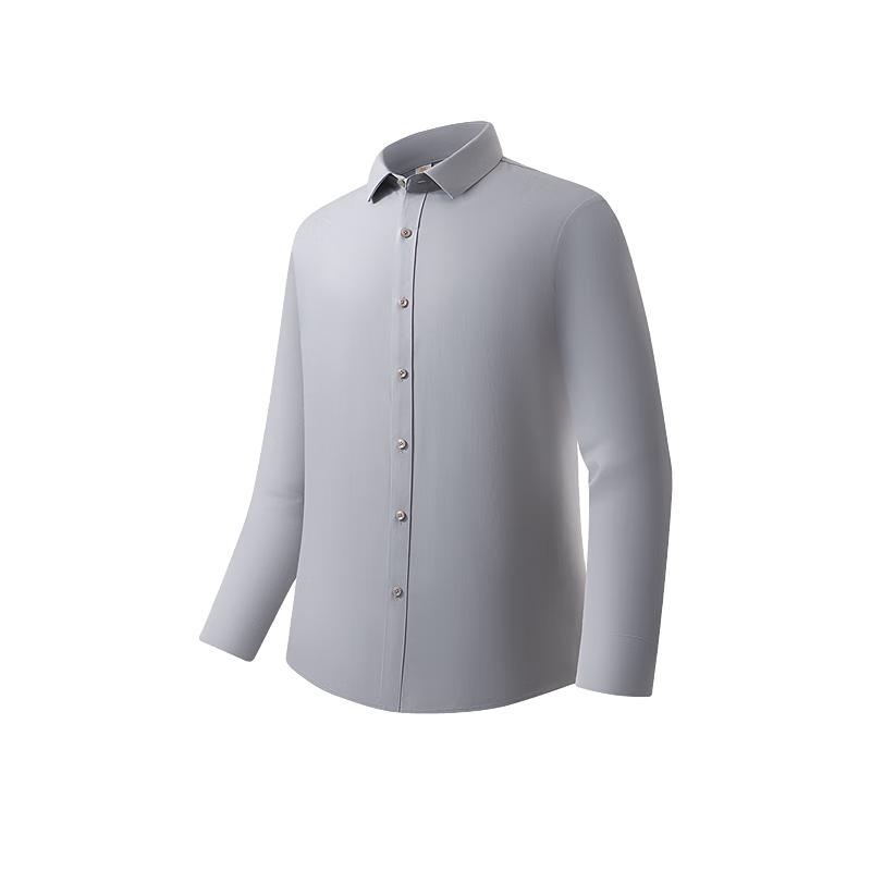 Hodo Men s All Cotton Non-Iron Long Sleeve Shirt 42