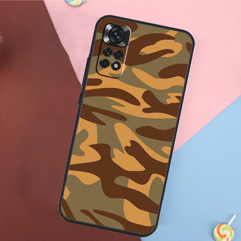 

Camouflage Pattern Cover For Xiaomi Redmi Note 13 Pro 14 12 11 9 10 9S 10S 11S 12S Redmi 10C 12C 13C 14C Case Redmi Note 12S