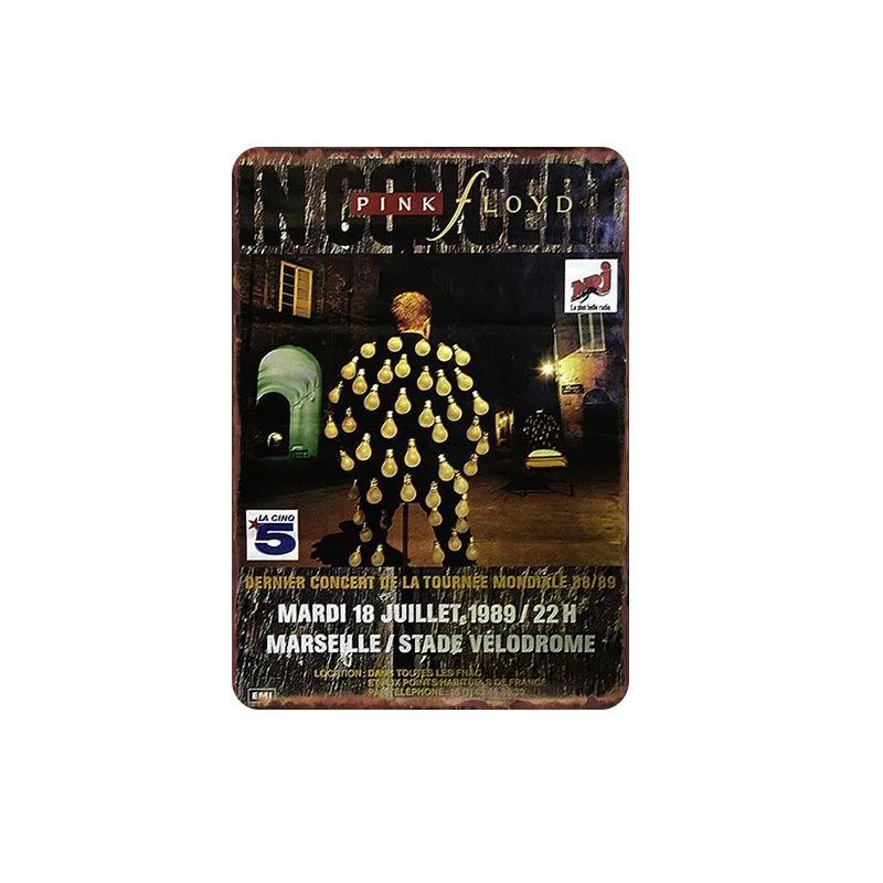 Metal Tin Poster Cartoon Figure Retro Metal Tin Sign Plaque Poster for Bar Club Wall Decor Retro Home Vintage Wall Plate Pendant