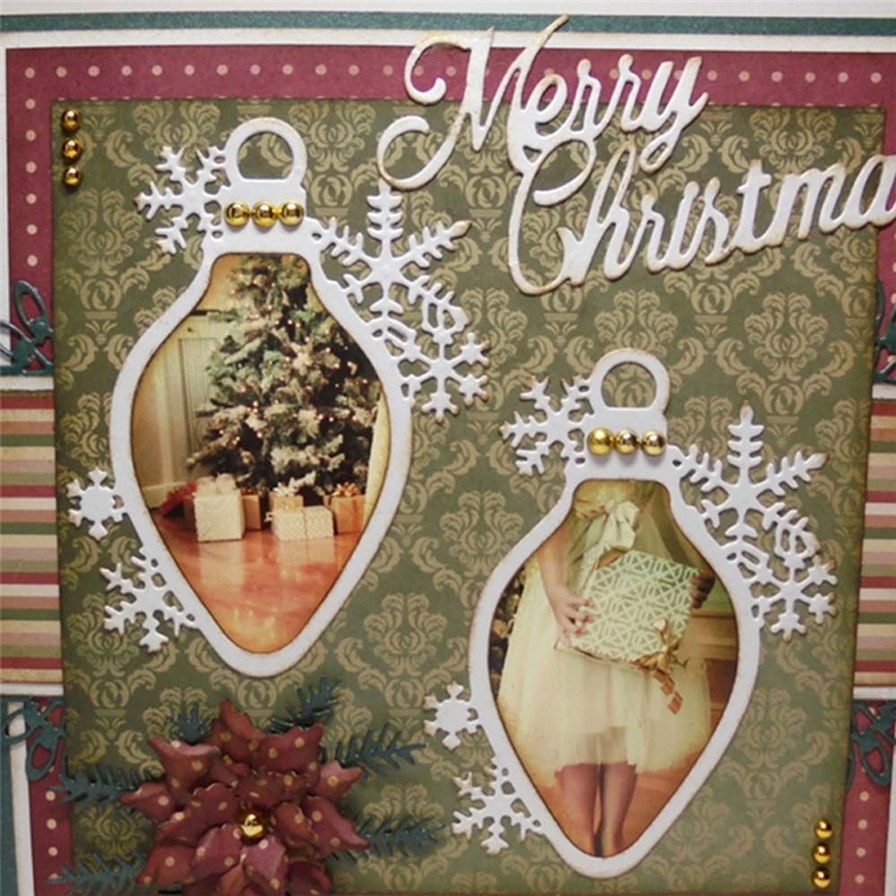 Lantern Christmas Ornaments Metal Cutting Dies Stencils for Scrapbooking Decorative Embossing Handcraft Die Cutting Template