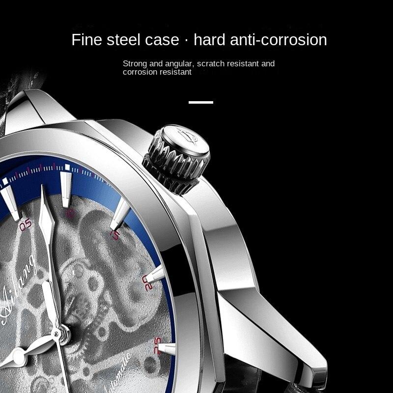 AILANG Uhren Herren Automatik Vollskelett Mechanische Uhr Neue Herrenuhren Wasserdicht