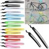 Durable Multicolor Bicycle Mudguard Front Rear Plastic Bike Fender Wings Bicycle Parts Outdoor Sports Road Bike Mud Guard Unisex